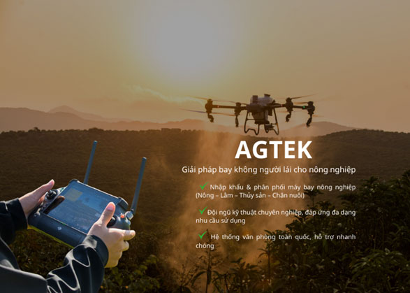 Địa chỉ mua máy bay nông nghiệp Agtek