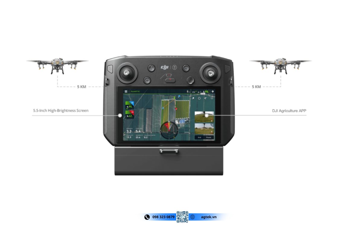 Công nghệ GPS RTK & điều khiển từ xa thông minh