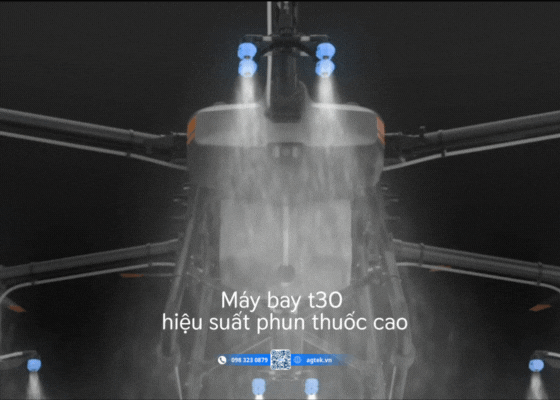 Máy bay t30 hiệu suất phun thuốc cao
