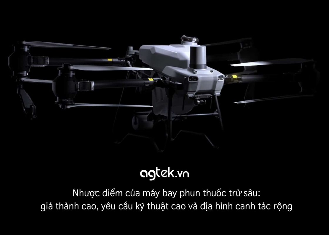 nhược điểm của máy bay phun thuốc trừ sâu