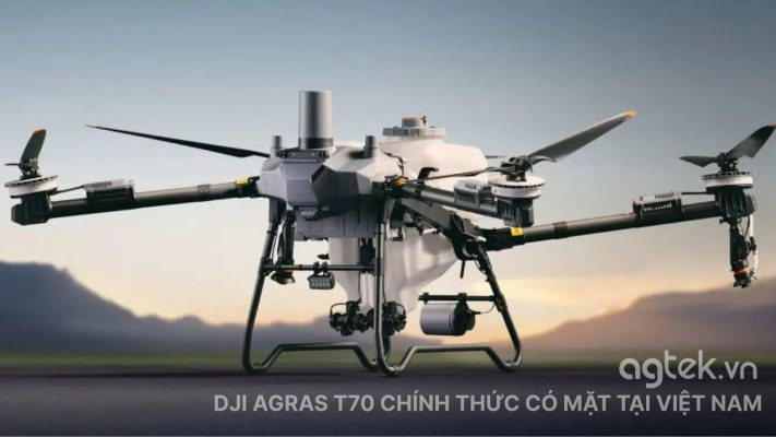 Máy bay nông nghiệp DJI Agras T70 chính thức ra mắt thị trường Việt Nam