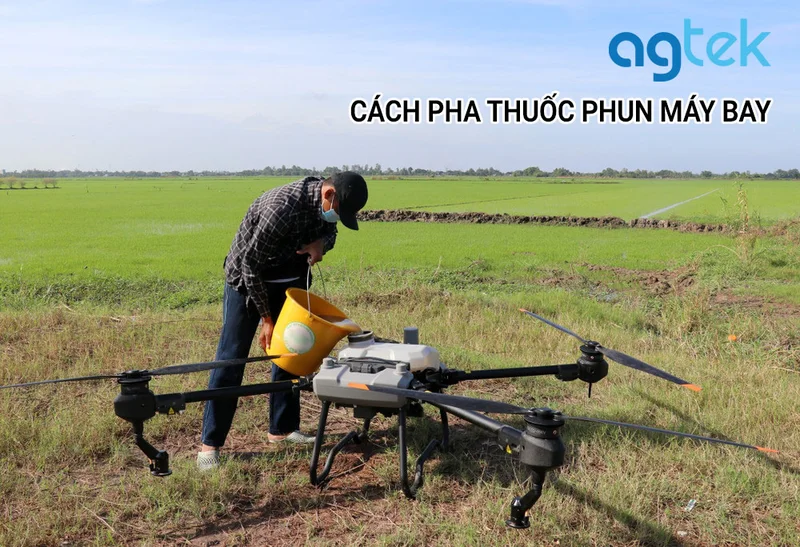 cách pha thuốc phun máy bay