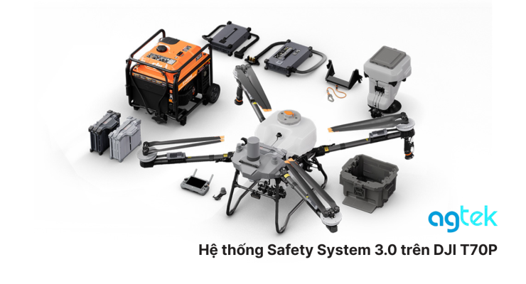 Hệ thống Safety System 3.0 trên DJI T70P, TRÍ TUỆ NHÂN TẠO, AI
