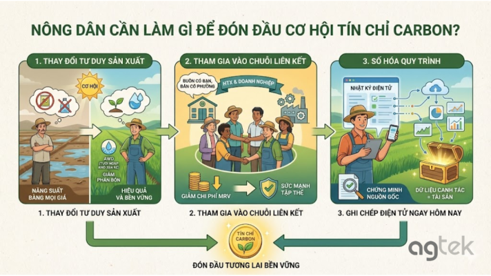 Tín chỉ carbon nông nghiệp Mỏ vàng mới cho nông dân Việt (1), Quy trình MRV (Đo đạc - Báo cáo - Thẩm định)