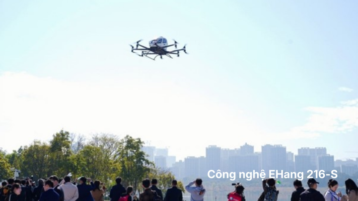 Taxi bay và Drone Logistics Công nghệ EHang 216-S