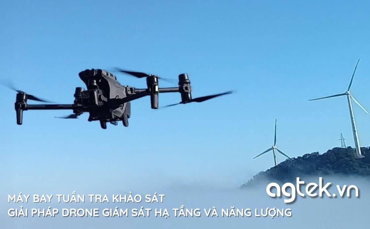 Máy bay tuần tra khảo sát – Giải pháp drone giám sát hạ tầng và năng lượng