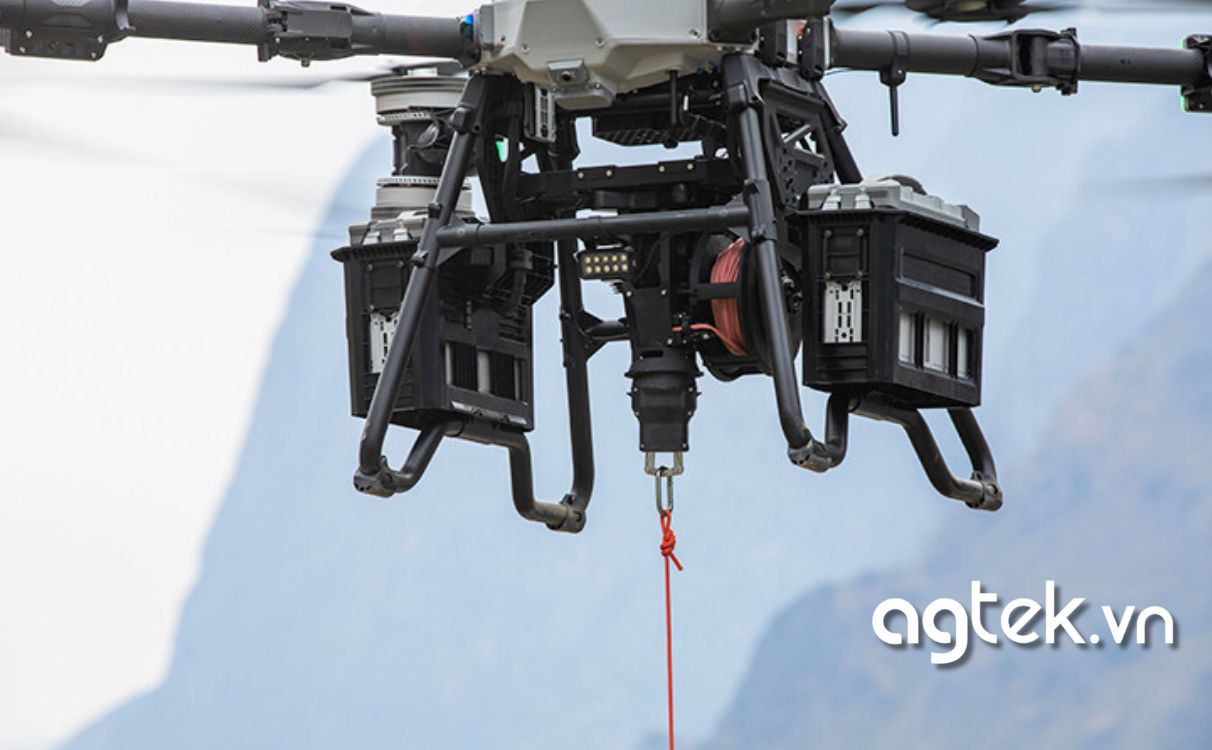 Nguyên lý hoạt động của drone nâng hạ vận chuyển