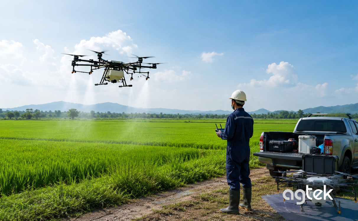 Dịch vụ cho thuê drone phun thuốc