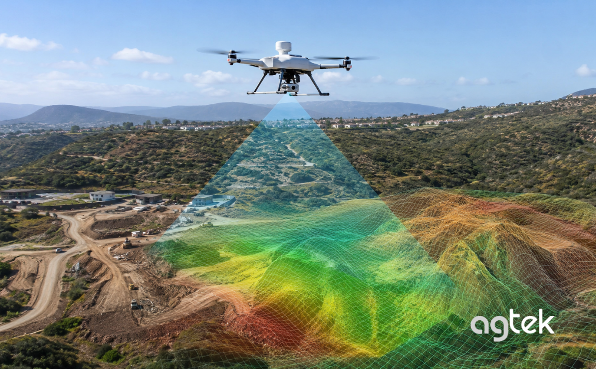 Drone khảo sát địa hình tại công trường