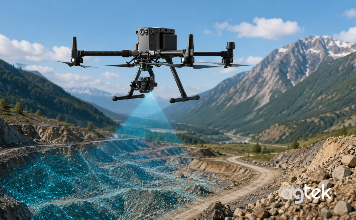 Flycam RTK bay khảo sát khu vực rộng