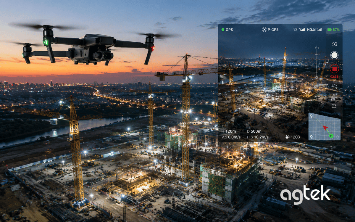 Công nghệ drone hỗ trợ quan sát nhanh trên phạm vi lớn.