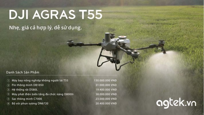 Giá bán Máy bay nông nghiệp DJI T55